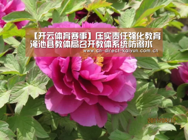 【开云体育赛事】压实责任强化教育渑池县教体局召开教体系统防溺水工作紧急会议(图4) 开云比分